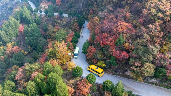 “瞰見秦嶺 詩畫終南”媒體景區(qū)行活動(dòng) 邂逅南五臺(tái)秋韻